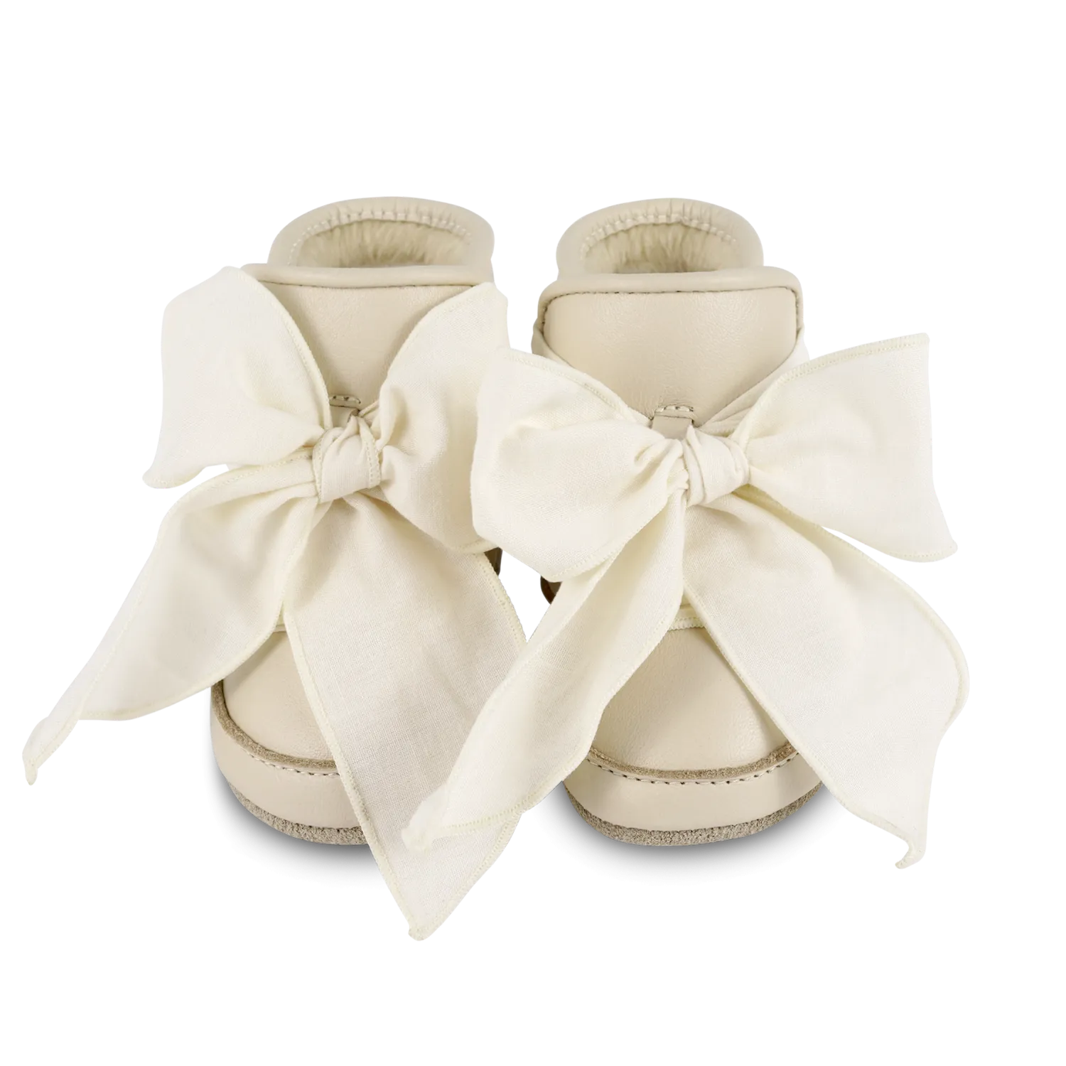 Anouk Booties | Cream Leather