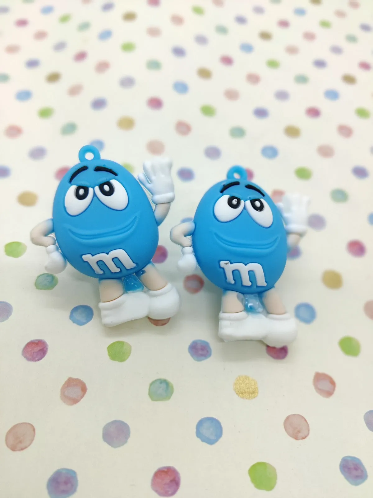 M&M'S SHOE CHARMS - BLUE