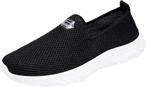 Non Slip Work Shoes Women Mesh Casual Work Shoes Dress Sneakers Men's Athletic Sneakers Lightweight Breathable Basketball Shoe Loafers Dress Shoe