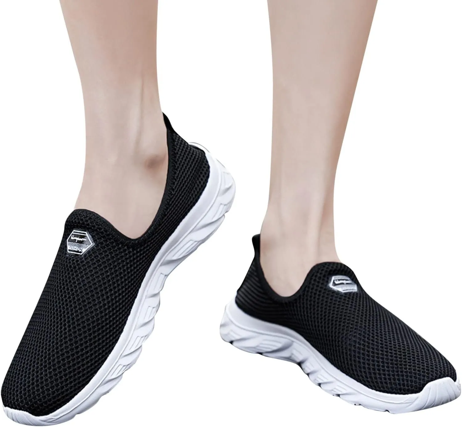 Non Slip Work Shoes Women Mesh Casual Work Shoes Dress Sneakers Men's Athletic Sneakers Lightweight Breathable Basketball Shoe Loafers Dress Shoe
