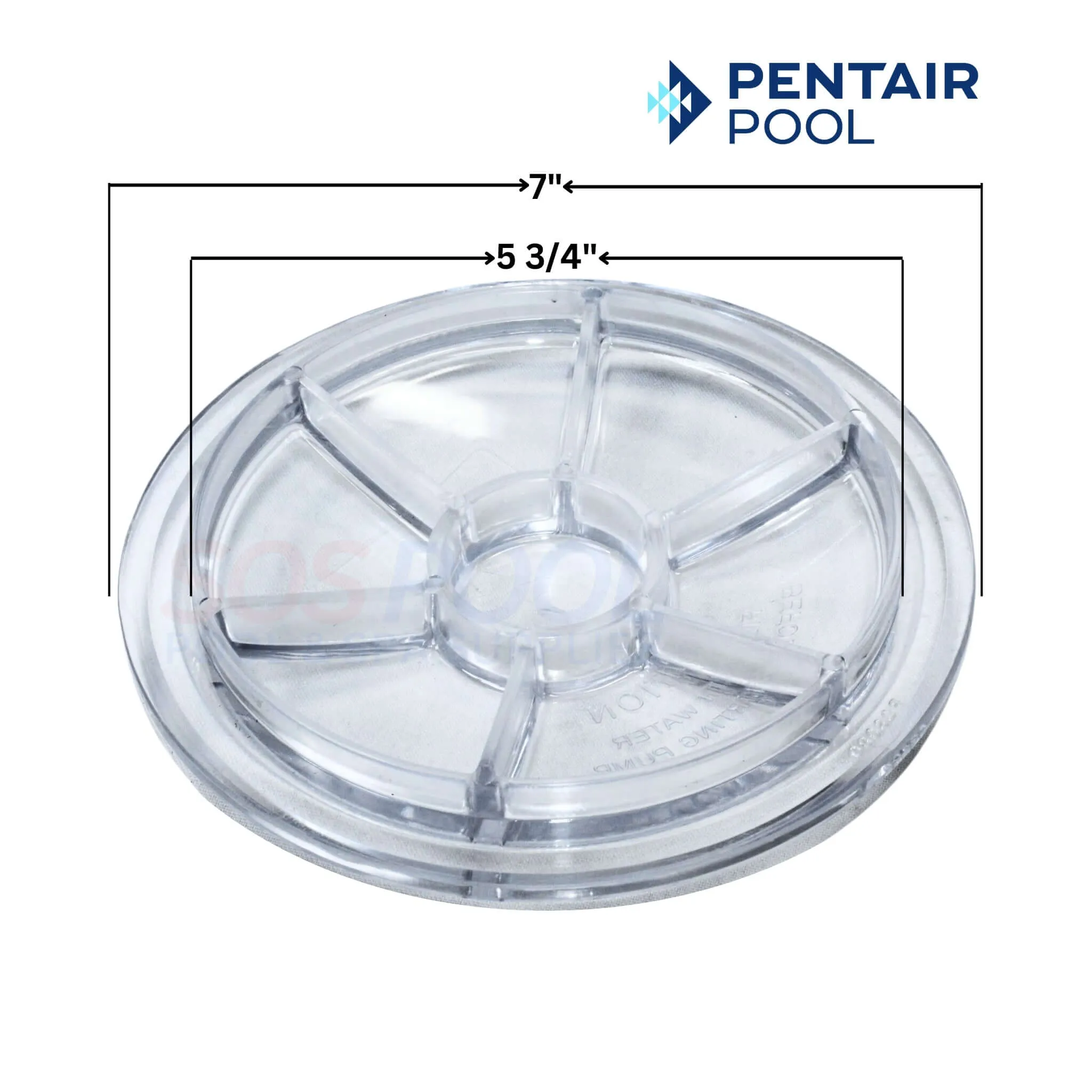Pentair Trap Lid For Old Style WhisperFlo Pumps | Before 11/98 | 070795