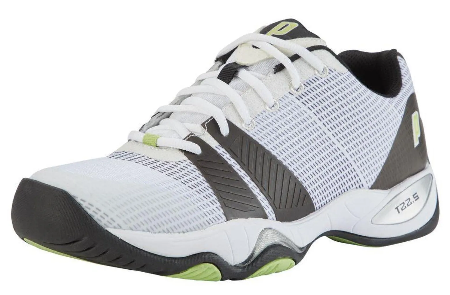 PRINCE T22.5 MEN'S WHITE/BLACK/GREEN