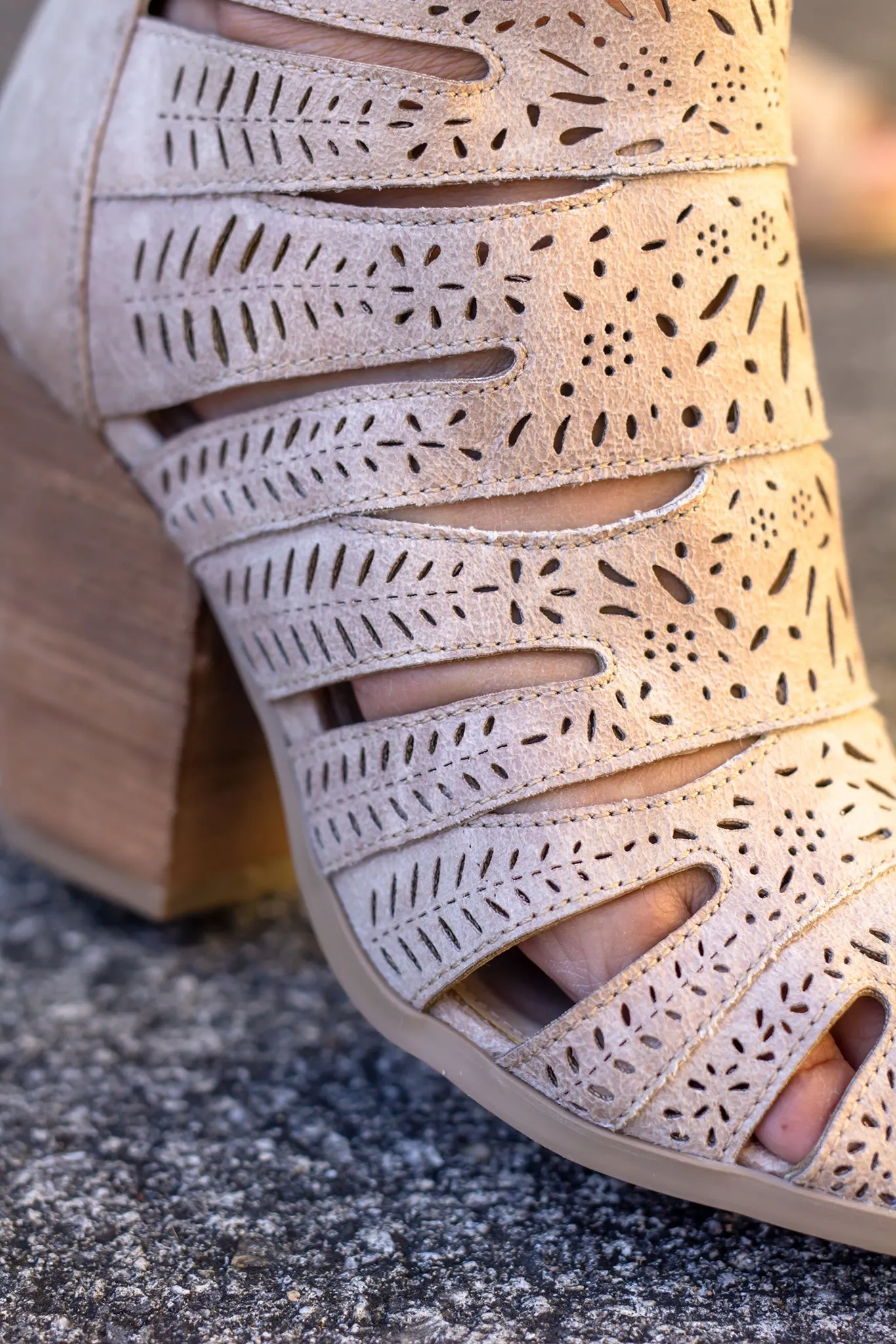 Santos Cream Booties