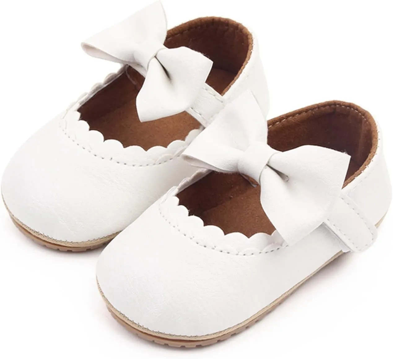 Shoes for Girls Wedding Princess Crib Rubber for First Bowknot Dress Party Girls Toddler Shoe Socks Baby Girl