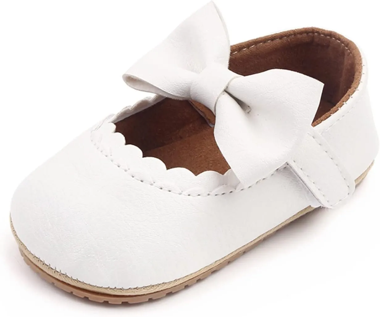 Shoes for Girls Wedding Princess Crib Rubber for First Bowknot Dress Party Girls Toddler Shoe Socks Baby Girl