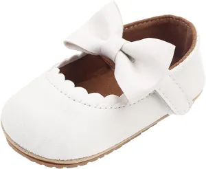 Shoes for Girls Wedding Princess Crib Rubber for First Bowknot Dress Party Girls Toddler Shoe Socks Baby Girl