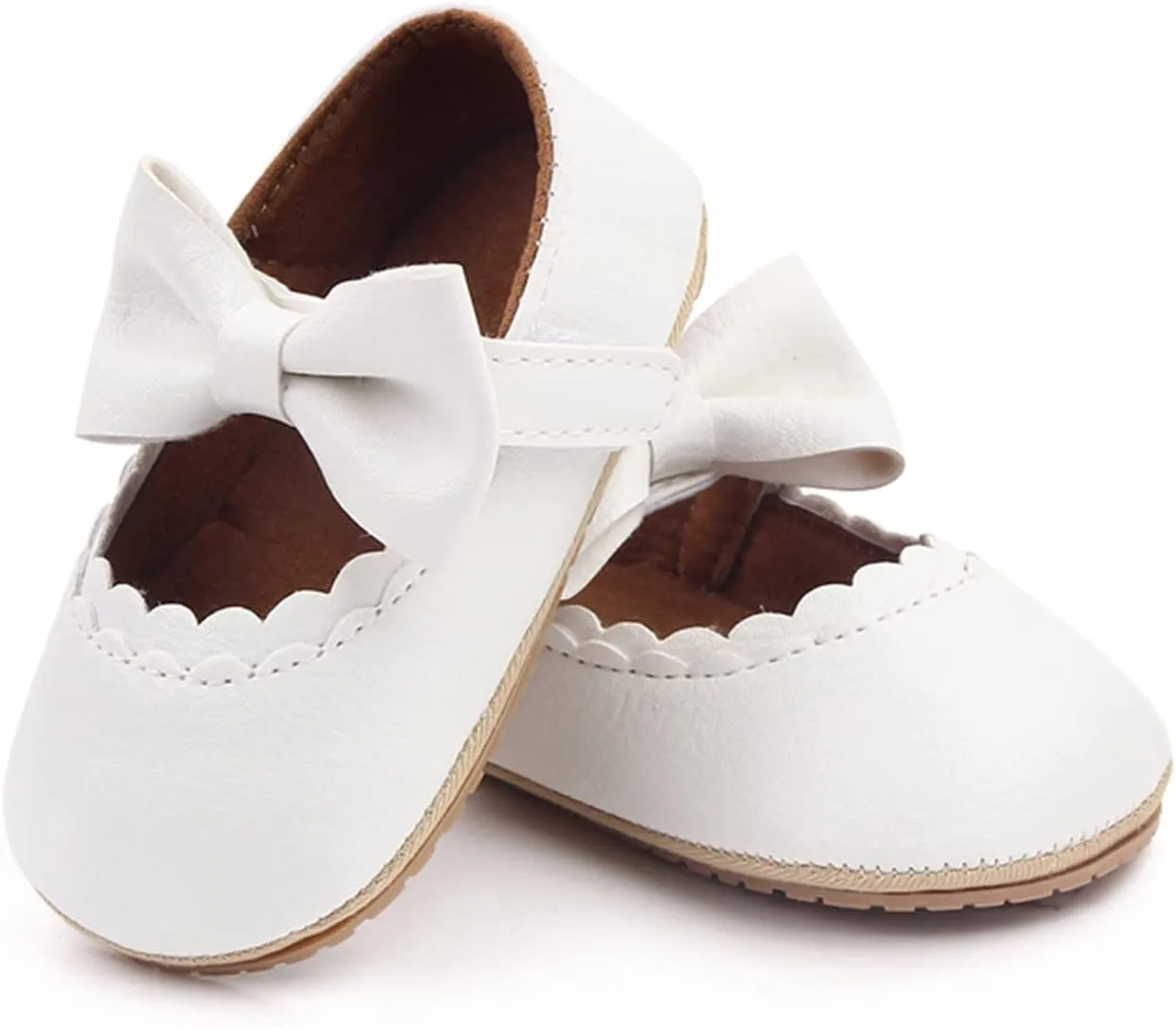 Shoes for Girls Wedding Princess Crib Rubber for First Bowknot Dress Party Girls Toddler Shoe Socks Baby Girl