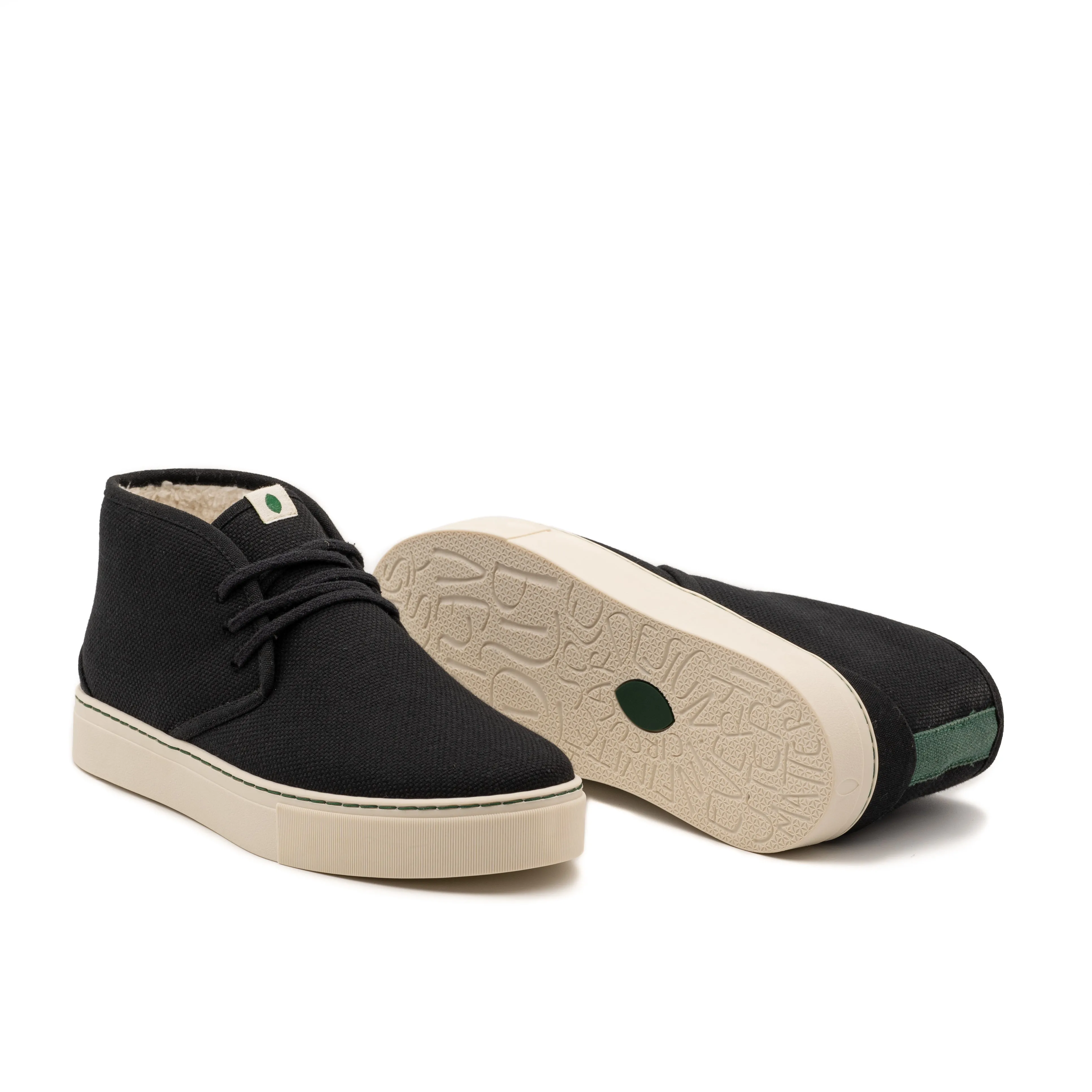 Vegan winter bootie black PYT008