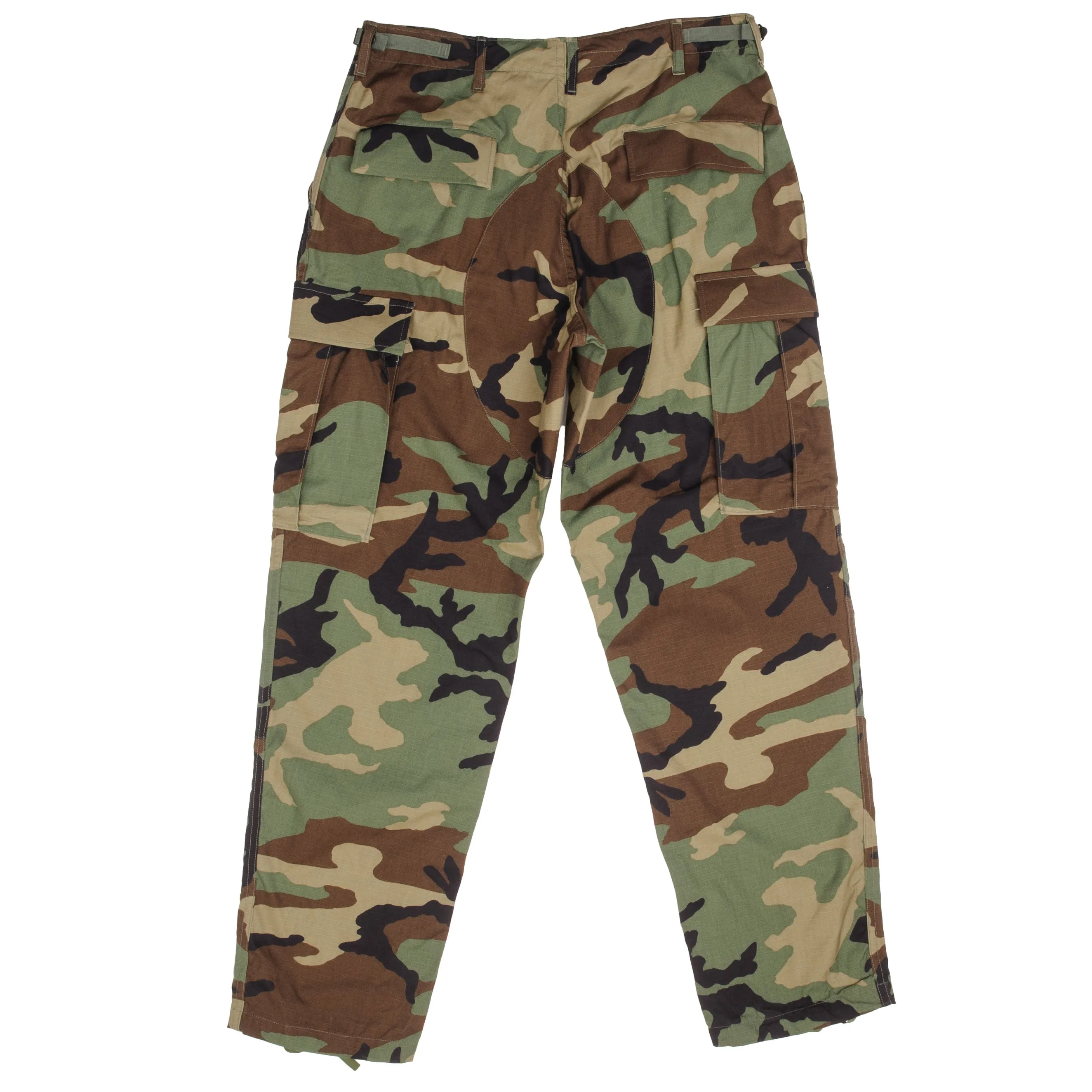 VINTAGE US ARMY WOODLAND CAMO COMBAT TROUSERS PANTS 2000 MEDIUM REG DEADSTOCK
