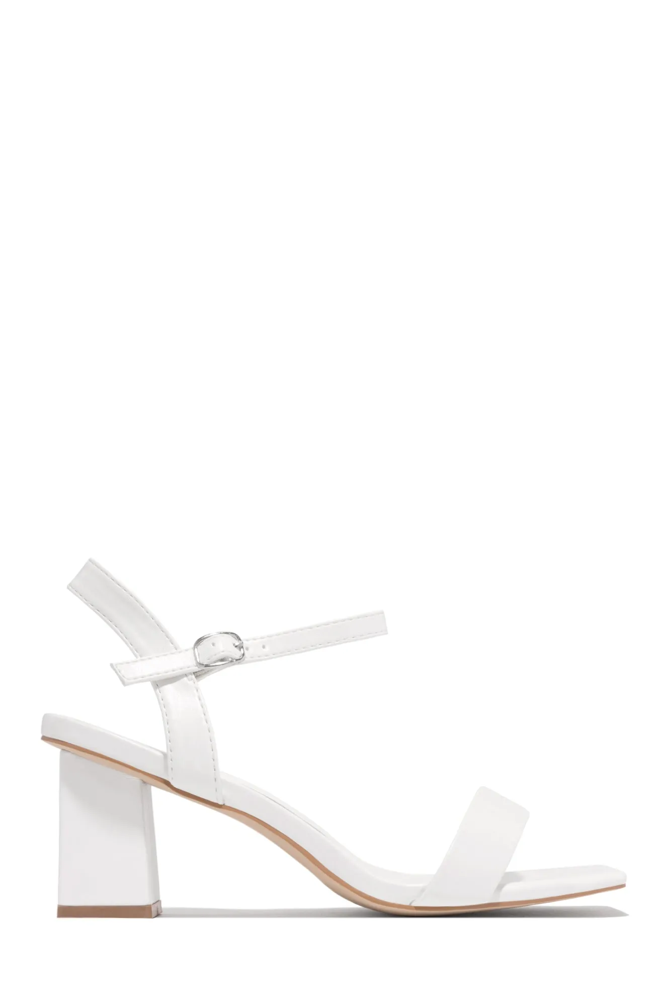 Violet Block Mid Heels - Gold