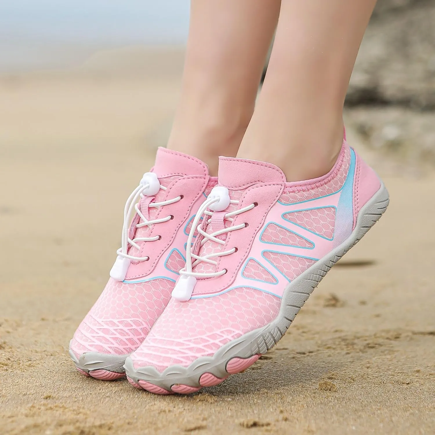 Water Shoes for Women Men Lightweight Breathable Non Slip Barefoot Shoes Athletic Grounded Shoes Quick Dry Wide Toe Box Shoes Beach Swim Pool Hiking Sport Shoes for Running Riding Climbing Swimming