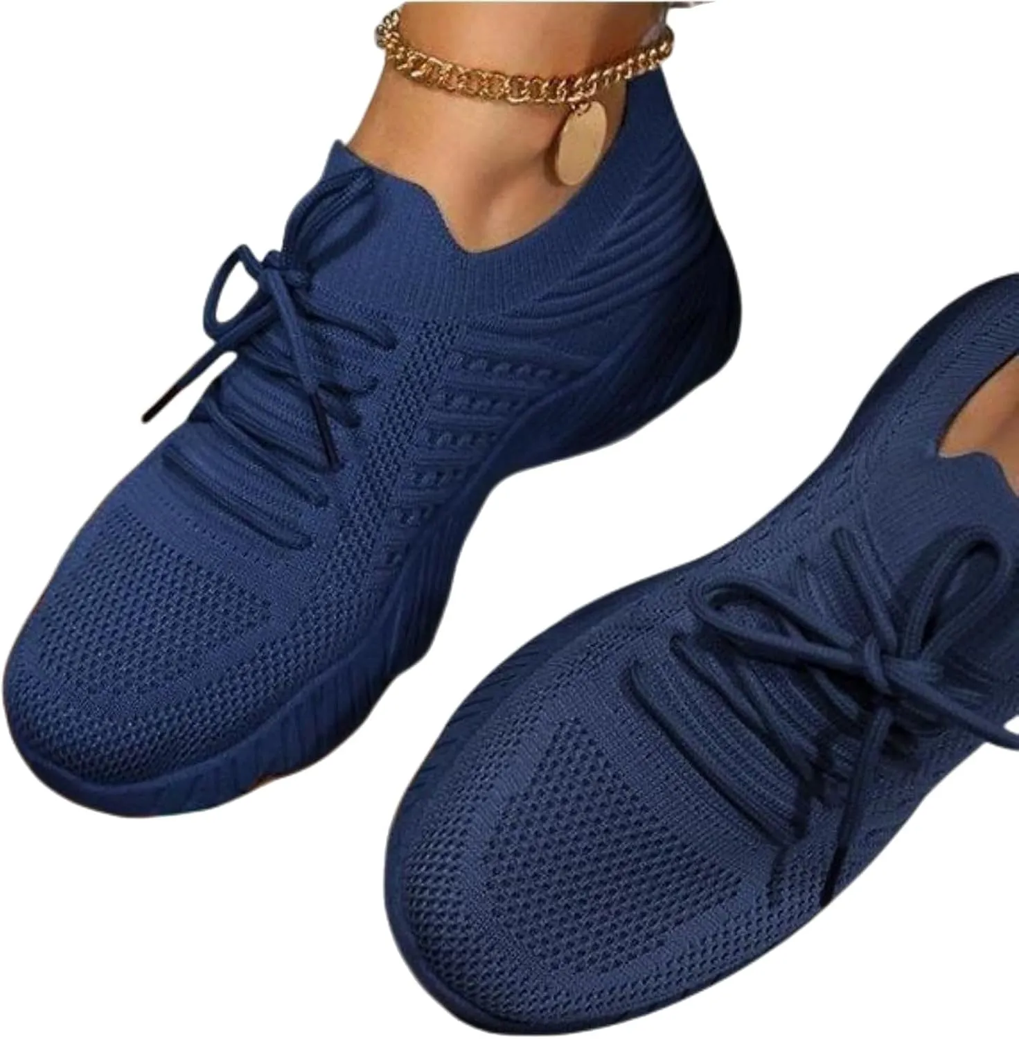 Womens Mens Walking Sneakers Casual Sports Tennis Shoes,Non Slip Wide Width Athletic Shoes Summer Outdoor Light Breathable Mesh Sneakers for Gym Jogging Running